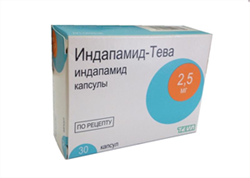 индапамид-тева капс 2,5мг n30 фото