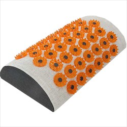 иппликатор тибетский валик для шеи желтый фото