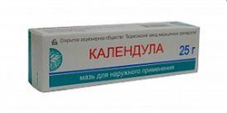 календула мазь для наруж примен 25г фото
