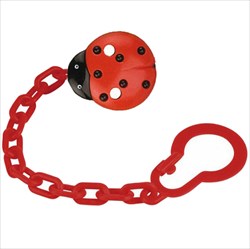 канпол бэби клипса-держатель 0 плюс мес божья коровка фото