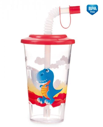 канпол поильник-чашка с трубочкой 320 мл (4/112) фото