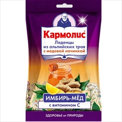 кармолис леденцы 75г мед вит с имбирь фото