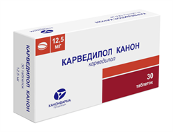 карведилол-канон таб 12,5мг n30 фото