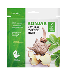 киоко маска тканевая для лица увлажняющая коньяк-мананна фото