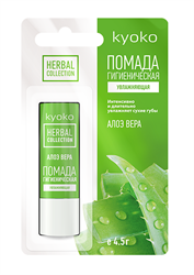 киоко помада гигиеническая увлажняющая алоэ вера 4,5 г фото