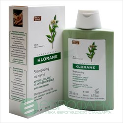 клоран шампунь с экстрактом мирта 200 мл для жирных волос фото