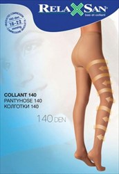 колготки релаксан 18-22 мм рт ст р 4 140den бежевый фото