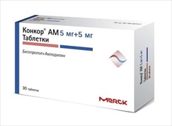 конкор ам таб 5мг плюс 5мг n30 фото