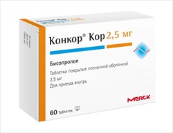 конкор кор таб ппо 2,5мг n60 фото