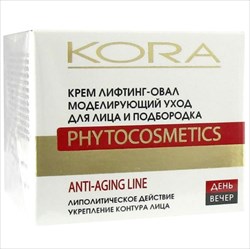 кора крем-лифтинг для лица и подбородка 50мл моделирующий 40 плюс  фото