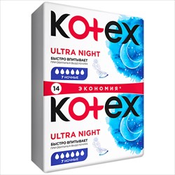 котекс ультра найт прокладки гигиен n14 сет пов фото