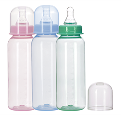 курносики бутылка с соской силик арт 11130 250мл цветная фото