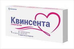 квинсента р-р для п/к введ 1мг/доз шпр-ручка 3мл n1 плюс иглы n4шт фото