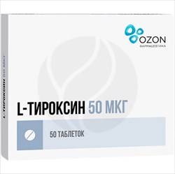 л-тироксин-озон таб 50мкг n50 фото