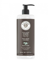 лаино крем очищающий для лица и тела с маслом карите 500 мл с помпой фото