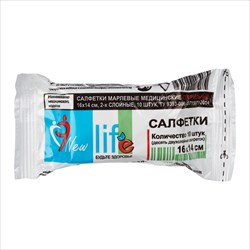 салфетки марлевые стер 16*14 см n10 лайф фото