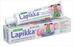 лапикка юниор з/паста 74г 7 плюс лет клубничный мусс фото