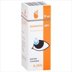 левомицетин-диа капли глазн 0,25% фл 10мл фото