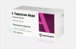 л-тироксин-акрихин 100 мкг n100 табл фото