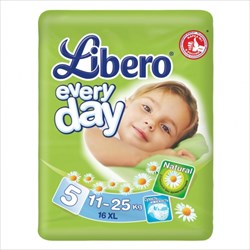 либеро подгузники экстра ларж 11 - 25 кг n16 фото