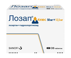 лозап плюс 50мг плюс 12,5мг n30 табл фото