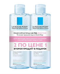 ля рош позе вода мицелляр ультра 400мл n2 для реактив кожи фото