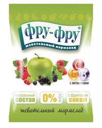 фру-фру мармелад жев с фрукт соком 30г азбука фото