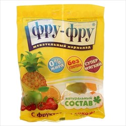 фру-фру мармелад жев с фрукт соком 100г фруктовый коктейль фото
