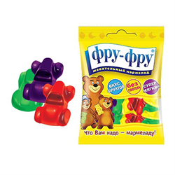 фру-фру мармелад жев с фрукт соком 30г машинки фото