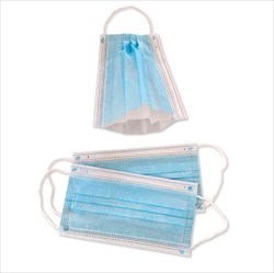 маска защитная 3-слойная одноразовая n1 фото