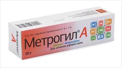 метрогил а гель для наружного применения 0,1% плюс 1% 20г фото