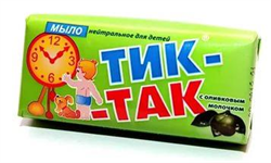 мыло детское тик-так с оливковым молочком 100 г фото