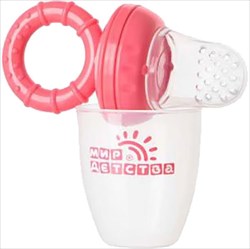 мир детства контейнер для прикорма розовый фото