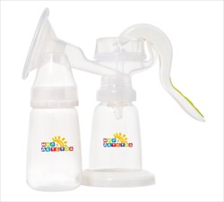 мир детства молокоотсос ручной с контейнером для молока (19205) фото