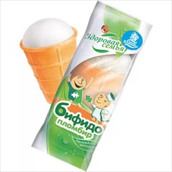 биомороженое пломбир здоровая семья стак 90г бифидобакт фото