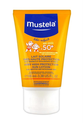 мустела bebe молочко 100мл spf 50 плюс expanscience lab  фото