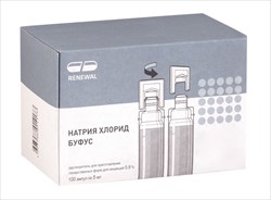 натрия хлорид буфус р-р для ин 0,9% 5 мл n100 амп реневал фото