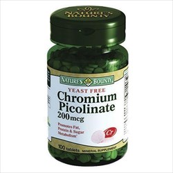 нэйчес баунти хрома пиколинат n100 табл бездрожжевой  фото