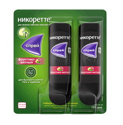 никоретте спрей для местн примен дозир 1мг/доз 150доз n2 фруктово-мятный фото