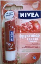 нивея бальзам для губ фруктовое сияние гранат 4,8 г фото