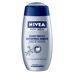 нивея мен гель для душа серебряная защита 250 мл (80816) фото