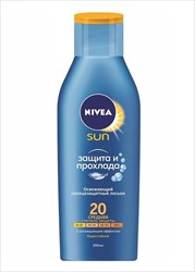 нивея сан лосьон солнцезащитный защита и прохлада spf20 200 мл фото