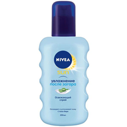 нивеа сан спрей п/загара 200мл увлажняющий фото