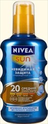 нивея сан спрей солнцезащитный spf20 200 мл (80451) фото