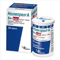 нолипрел а би-форте таблетки 10мг плюс 2,5мг n30 фото