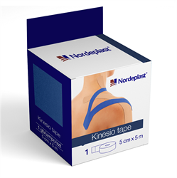 нордепласт кинезио тейп темно-синий 5смx5м фото