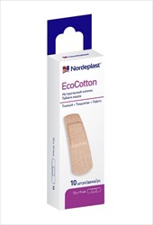 нордепласт набор пластырей экокоттон ткан 72ммx19мм n10 фото