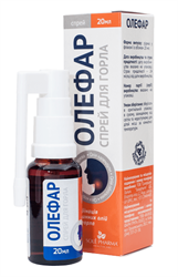 олефар дуо оил спрей для горла 20мл масляный фото