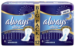 олвейз ультра найт экстра защита прокладки гигиен n12 фото