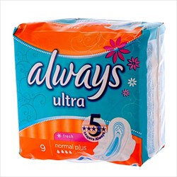 олвейз прокладки ультра нормал плюс фреш n9 фото
